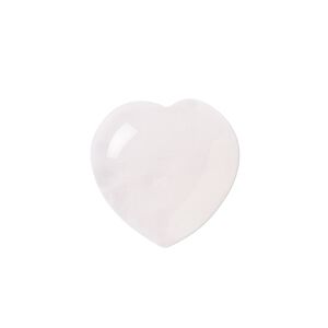 Rose quartz 1pkg1, calibrated heart cab natural 20mm
