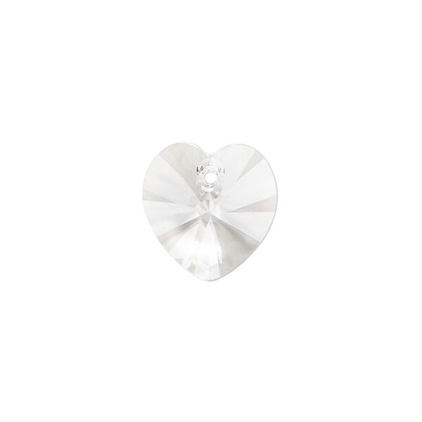Drop 72pk crystal, Preciosa Czech crystal 14mm pendant heart image number 0