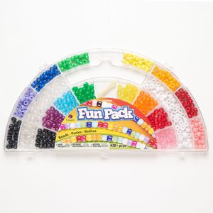 Acrylic 1pkg430, crow bead mix mixed colors 9x6mm