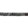 Black-grey marble 1pkg1, carved flat rectangle bead natural, 15 inch 29x22mm-31x23mm dark image number 1