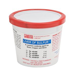 Oxidizer, Griffith Liver of Sulfur™, pkg/4-ounce container (45.689).