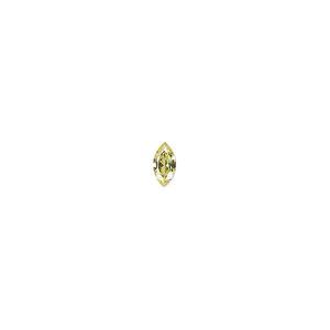 Gem, cubic zirconia, peridot green, 6x3mm faceted marquise, Mohs hardness 8-1/2. Sold per pkg of 5.