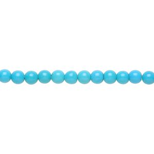 Magnesite 1pkg1, round bead 15.5-16 inch 4mm