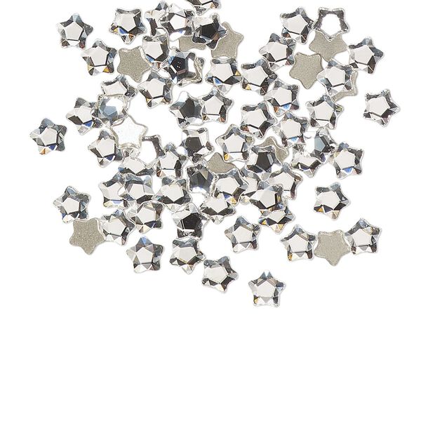 Flat back 720pk crystal foil back, Swarovski® 4mm star flower 2754 image number 0