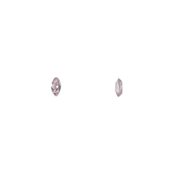 Gem, cubic zirconia, alexandrite purple, 4x2mm faceted marquise, Mohs hardness 8-1/2. Sold per pkg of 5. image number 0