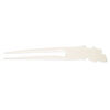 Hair stick, bone (bleached), pkg/1, 6 to 6-1/2 inches with gecko. image number 1
