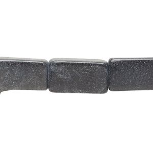 Blackstone 1pkg1, square tube bead 15 inch 16x9mm-18x10mm