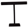 Display, necklace, velveteen and wood, black, 17 x 16-1/2 x 4 inches with 2-inch bar. Sold individually. image number 0