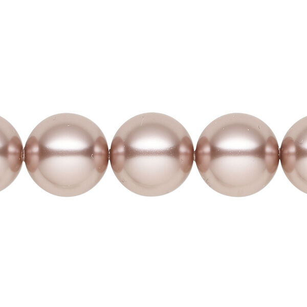 Pearl 1pkg100 vintage rose, Swarovski&reg;, 12mm round 5810 image number 0