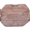 Redline marble 1pkg1, carved flat rectangle bead, 15 inch 42x28mm-44x32mm image number 0