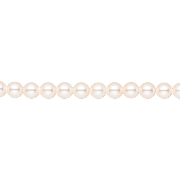 Pearl 500pk creamrose, Crystal Passions® 4mm round 5810 image number 0