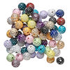 Bead mix, acrylic, mixed colors, 10mm round. Sold per 75-gram pkg, approximately 150-160 beads. image number 1