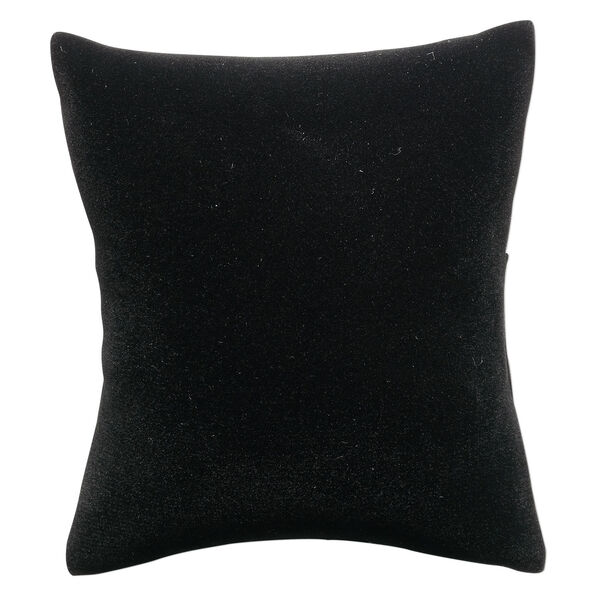 Display, flocked velvet, black, 3-1/2x3x1-3/4 inch pillow. Sold per pkg of 4. image number 0