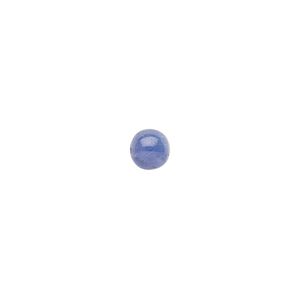 Tanzanite 1pkg1, half-drilled round bead 6mm