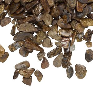 Bronzite 1pkg1, undrilled inlay chip natural 2 oz mini