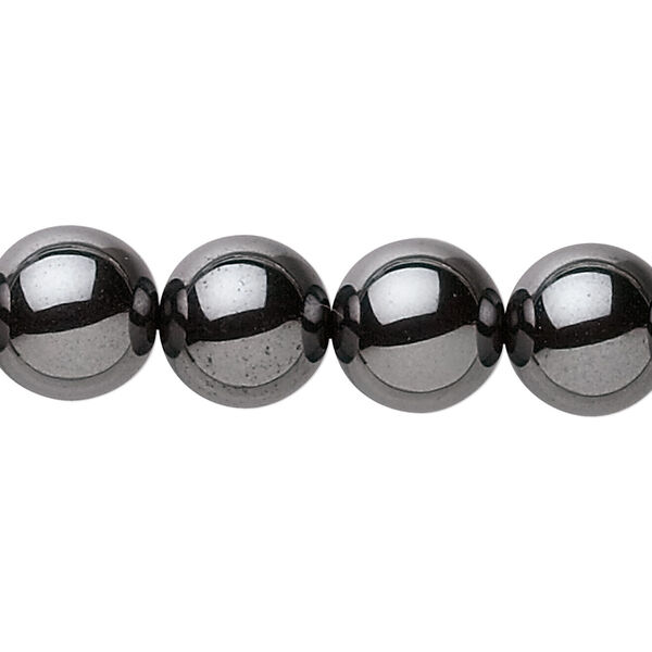 Bead, Hemalyke™ (man-made), 12mm round. Sold per 15-1/2" to 16" strand. image number 0
