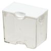 Organizer, Medium Containers™, Bead Storage Solutions™, plastic, clear and opaque off-white, 2 x 1-3/4 x 1-1/8 inches. Sold per 5-piece set. image number 1