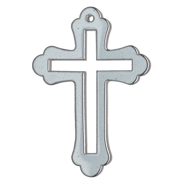 Focal, Hemalyke™ (man-made), 48.5x34mm open cross. Sold individually. image number 0