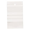 Bag, Tite-Lip™, plastic, white and clear, 3-1/2x2-1/4 inch top zip. Sold per pkg of 100. image number 1