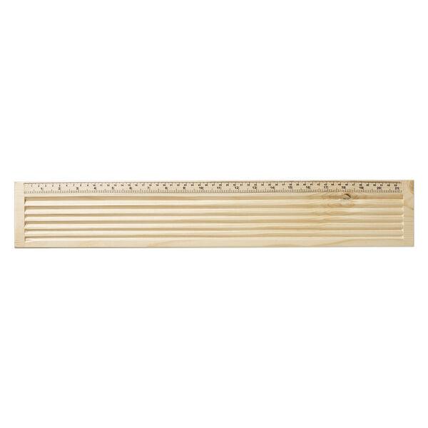 Bead board, wood 1pkg1, 22 x 4 x 1/2 inch rectangle. image number 0