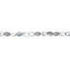 Mother-of-pearl shell 1pkg1, puffed oval bead 15 inch ocean blue 18x13mm image number 1