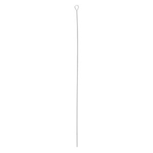 Needle stainless steel 1pkg50, 2-1/2 to 3 inches, twisted collapsible eye #8 light, extra-rigid/0.19mm