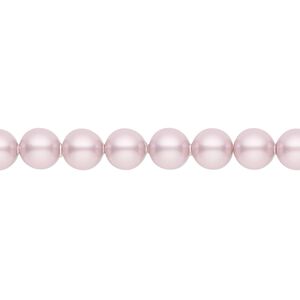 Pearl 50pk powder rose, Crystal Passions® 6mm round 5810