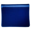 Anti-tarnish pouch, Zerust®, satin / nylon / "pewter" (zinc-based alloy), dark blue and blue, 10 x 8-inch rectangle with zipper. Sold individually. image number 0