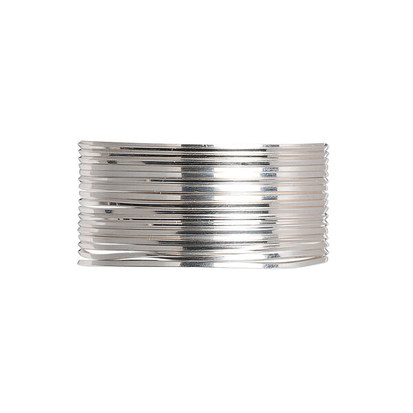 Wire, sterling silver, dead-soft, square, 22 gauge. Sold per pkg of 5 feet. image number 0