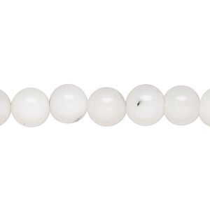 Quartz 1pkg1, round bead 15 inch 7-9mm