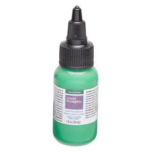 Liquid polymer clay 1pkg1, 1 fluid ounce green Liquid Sculpey®