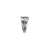 Bail, ice-pick, antique silver-plated brass, 14.5x7.5mm fancy triangle, 11mm grip length. Sold individually. image number 0