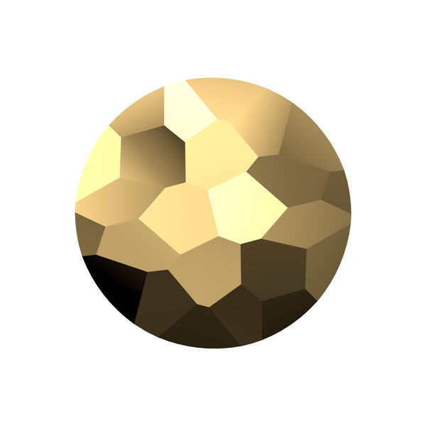 Bead 1pkg288 crystal aurum, Swarovski®, 6mm puffed round 5034 image number 0