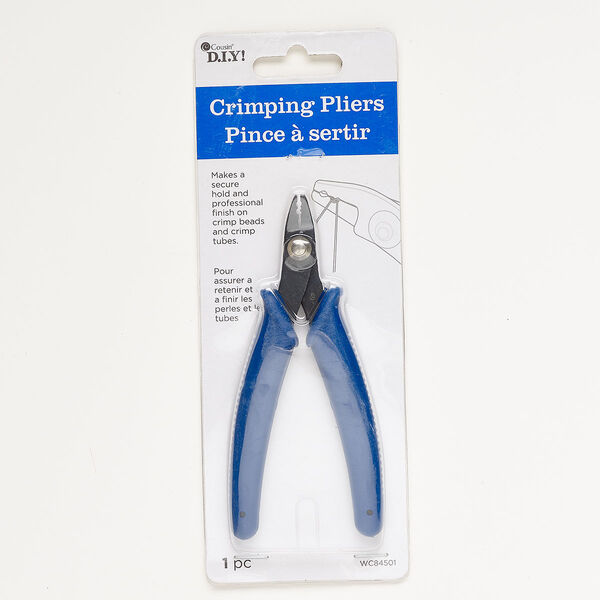 Plier 1pkg1 steel / plastic, 5 inch crimper black / blue image number 0