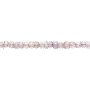 Amethyst / ametrine 1pkg1, hand-cut faceted rondelle bead 10 inch 3x2mm-4x3mm