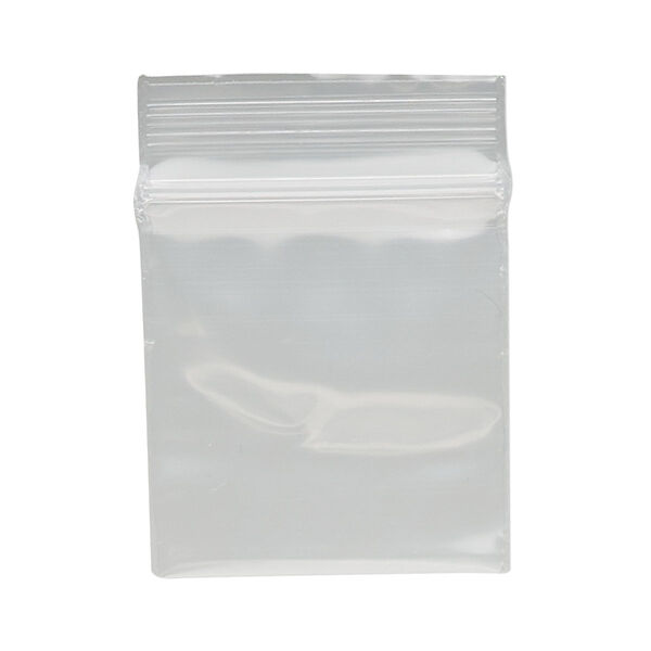 Bag, Tite-Lip™, plastic, clear, 1x1-inch top zip. Sold per pkg of 1,000. image number 1