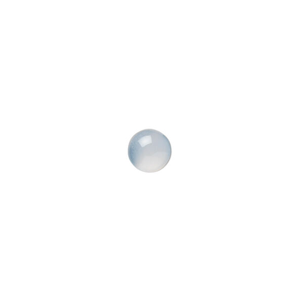 Cabochon, blue chalcedony (natural), 6mm hand-cut calibrated round, B grade, Mohs hardness 6-1/2 to 7. Sold per pkg of 4. image number 0