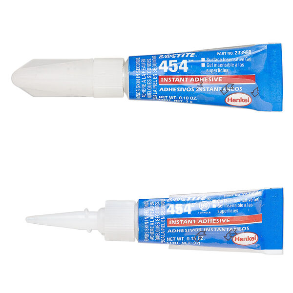 Adhesive, Loctite® 454 Gel instant glue, pkg/3g tube. image number 0