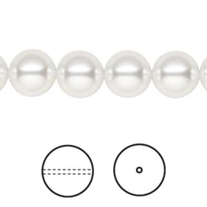 Pearl 100pk moonlight, Swarovski® 10mm round 5810