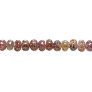 Multi-sapphire 1pkg1, hand-cut rondelle bead natural 13 inch 4x2mm-6x4mm