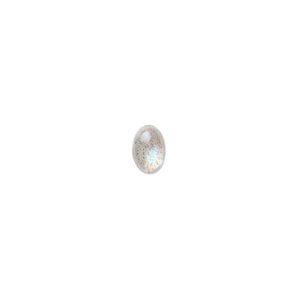 Labradorite 1pkg2, hand-cut calibrated oval cab natural 6x4mm image number 0