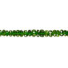 Chrome diopside (natural) 1pkg1, hand-cut faceted rondelle bead graduated 8 inch 3x1mm-5x3mm image number 1