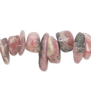 Rhodochrosite 1pkg1, chip bead natural 8 inch large