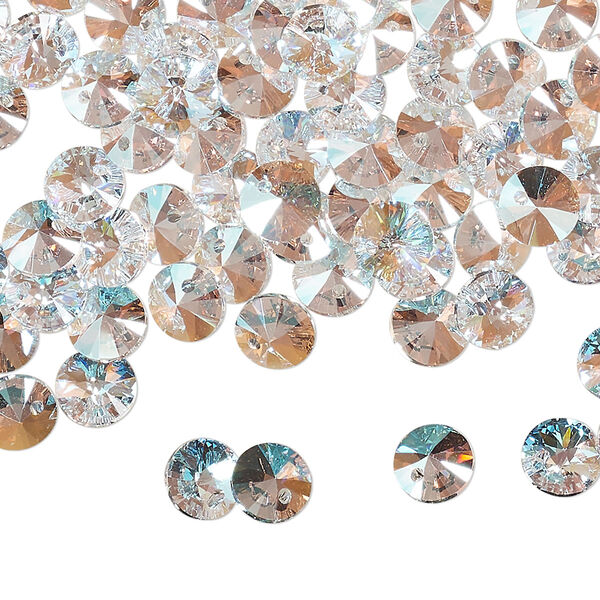 Drop 144pk crystal shimmer, Crystal Passions® 6mm pendant mini disk 6428 image number 1