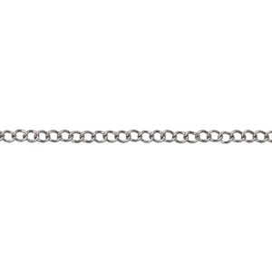 Chain 1pkg1 curb, 1.9mm, stainless steel 5 foot unfinished
