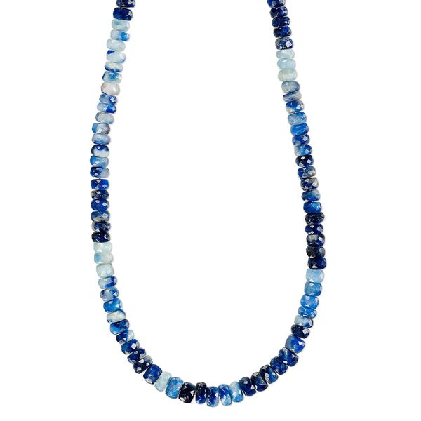 Bead 1pkg1 afghanite, 6x3mm-7x4mm hand-cut faceted rondelle B grade, 15.5-16 inch natural shaded image number 2