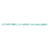 Mother-of-pearl shell 1pkg1, flat oval bead 15 inch teal green 14x10mm image number 1