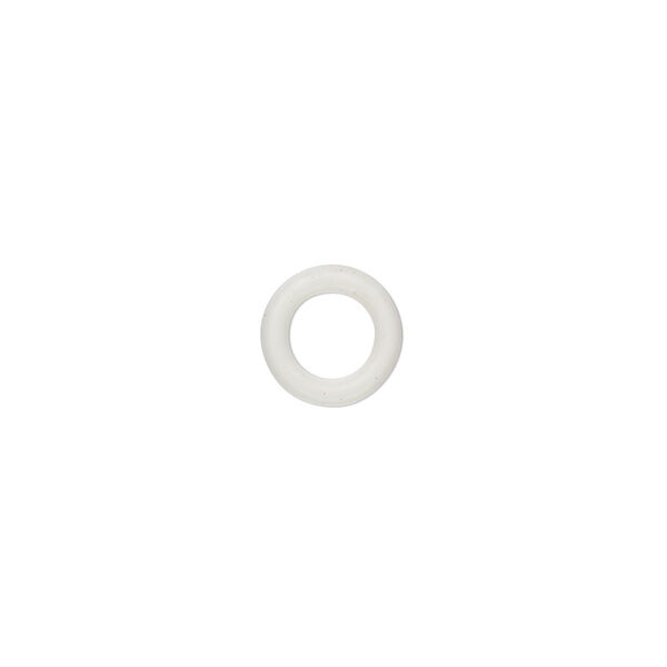 Component, Oh! Ring™, silicone, antique white, 10mm round with 6mm hole. Sold per pkg of 300. image number 0