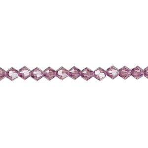Bead 48pk iris, Crystal Passions® 4mm bicone 5328