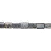 Picasso marble 1pkg1, flat rectangle bead natural, 15 inch 28x19mm-29x22mm image number 1